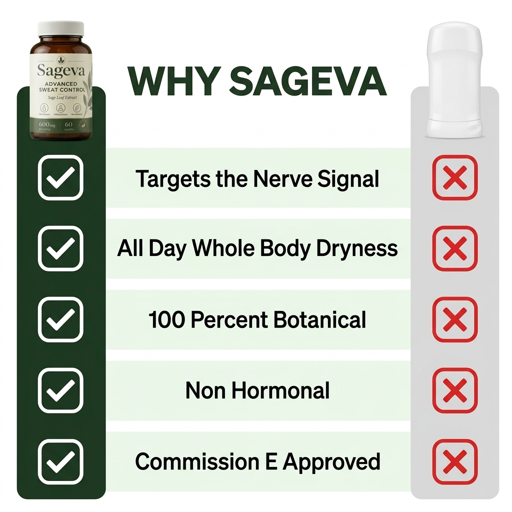 Sage Leaf Extract – Stop Excessive Sweating Naturally